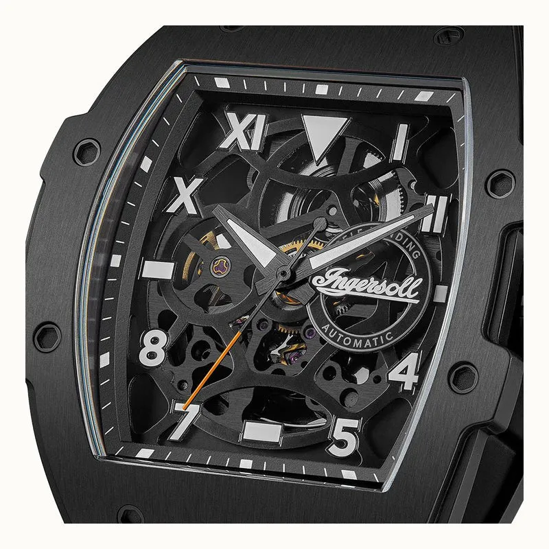 Ingersoll The Play I15302 Herrenuhr • Automatikwerk • Skelett-Zifferblatt