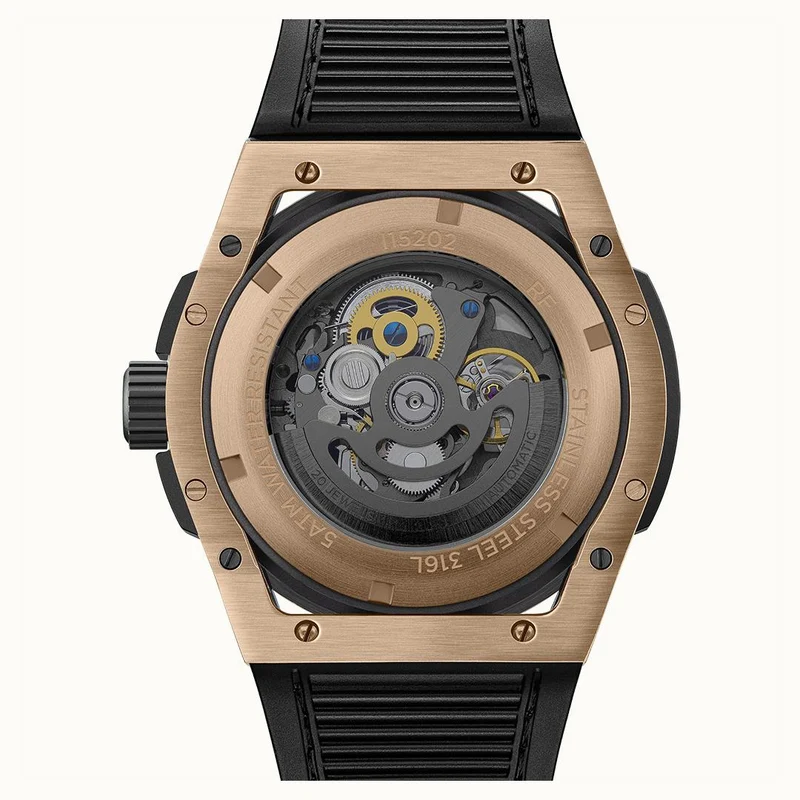 Ingersoll The Springfield I15202 Herrenuhr Schwarz • Automatikwerk • Skelett-Zifferblatt