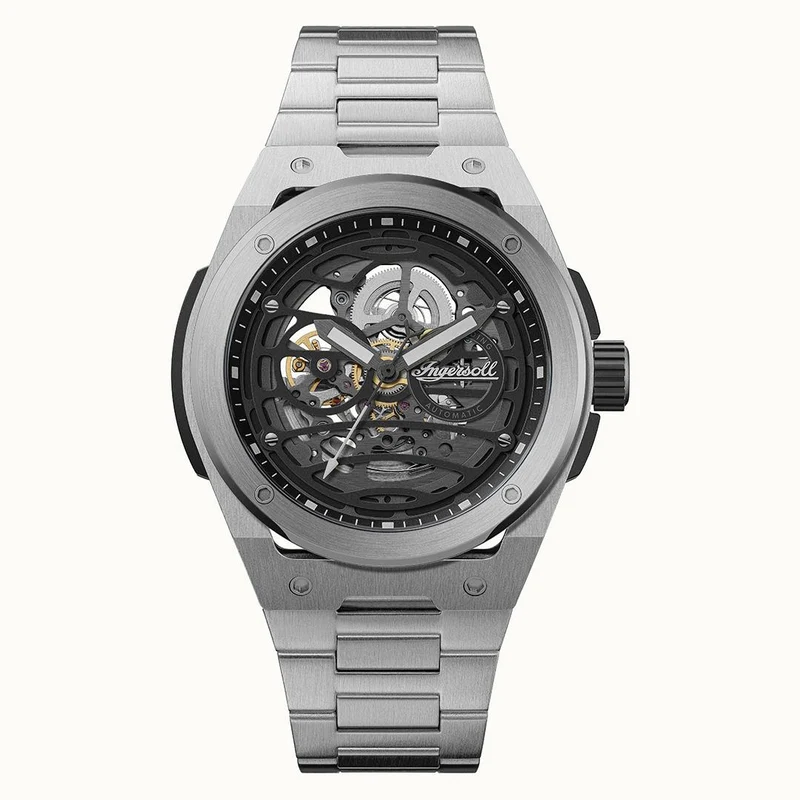 Ingersoll The Springfield I15203 Herrenuhr • Automatikwerk • Skelett-Zifferblatt