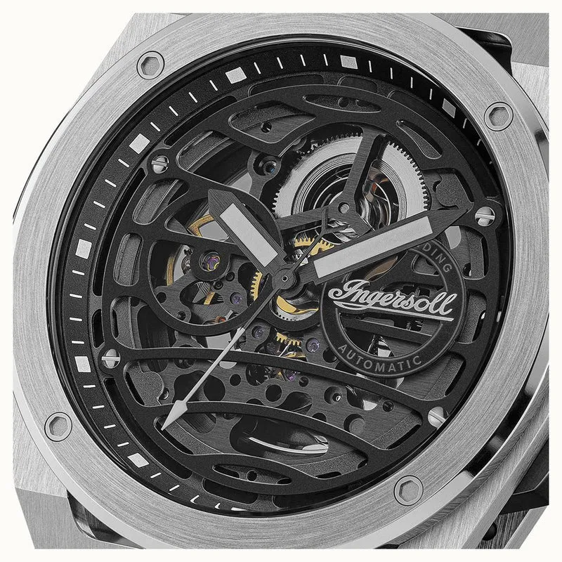 Ingersoll The Springfield I15203 Herrenuhr • Automatikwerk • Skelett-Zifferblatt