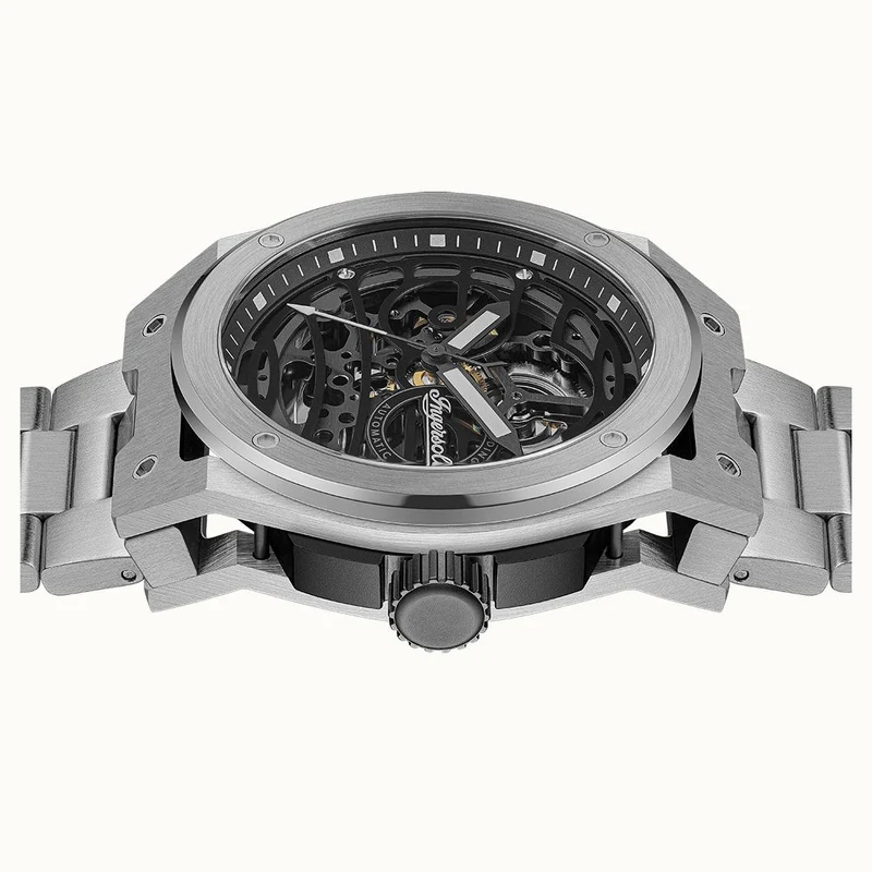 Ingersoll The Springfield I15203 Herrenuhr • Automatikwerk • Skelett-Zifferblatt