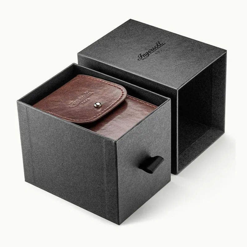 Ingersoll The Broadway I15103 Herrenuhr Weiß • Keramik-Automatik • Dual Time