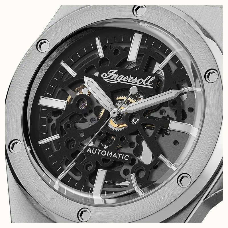 Ingersoll The Baller I15002 Herrenuhr • Automatikwerk • Skelett-Zifferblatt