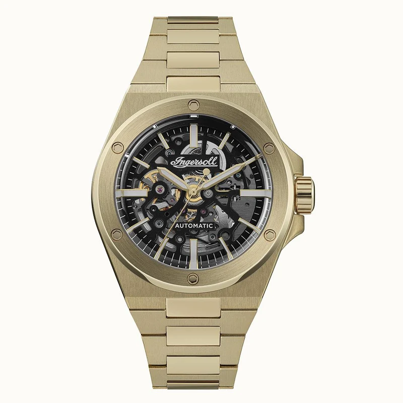 Ingersoll The Baller I15001 Herrenuhr • Automatikwerk • Skelett-Zifferblatt