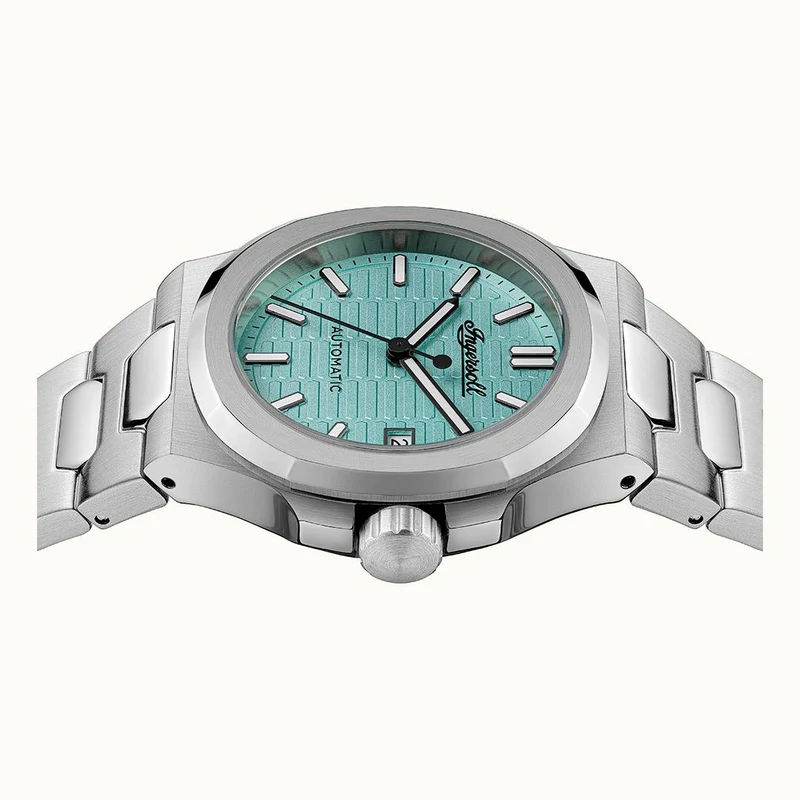Ingersoll The Catalina I14601 Unisex Automatik • Türkises Zifferblatt • Mineralglas