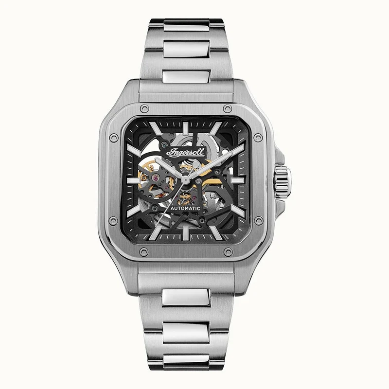 Ingersoll The Ollie I14501 Herrenuhr Schwarz • Automatikwerk • Mineralglas