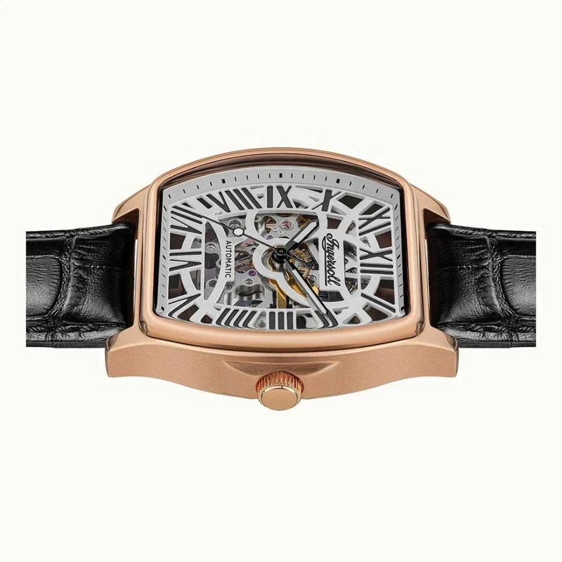Ingersoll The California I14201 Herrenuhr Roségold • Skelett-Automatik • Sichtboden
