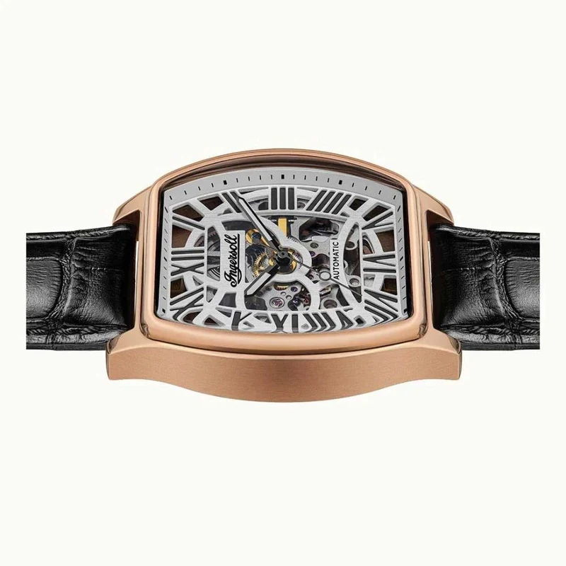 Ingersoll The California I14201 Herrenuhr Roségold • Skelett-Automatik • Sichtboden
