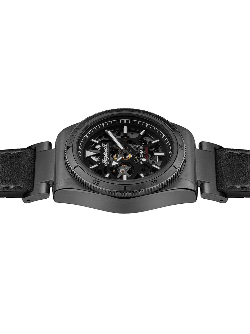Ingersoll The Scovill I13902 Herrenuhr Schwarz • Automatikwerk • 10 ATM
