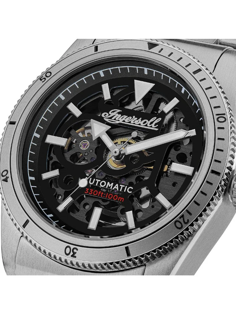 Ingersoll The Scovill I13901 Herrenuhr Schwarz • Automatikwerk • 10 ATM