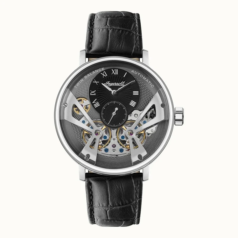 Ingersoll The Tennessee I13103 Herrenuhr Silber • Automatikwerk • Mineralglas