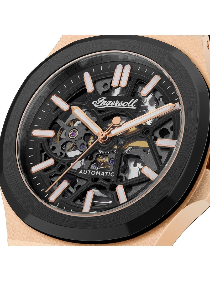Ingersoll The Catalina I12506 Herrenuhr Schwarz • Automatikwerk • Sichtboden