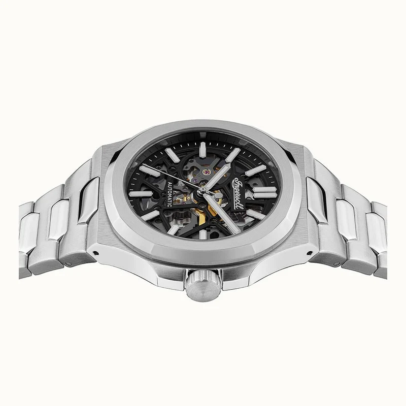 Ingersoll The Catalina I12501 Herrenuhr Silber • Automatikwerk • Mineralglas