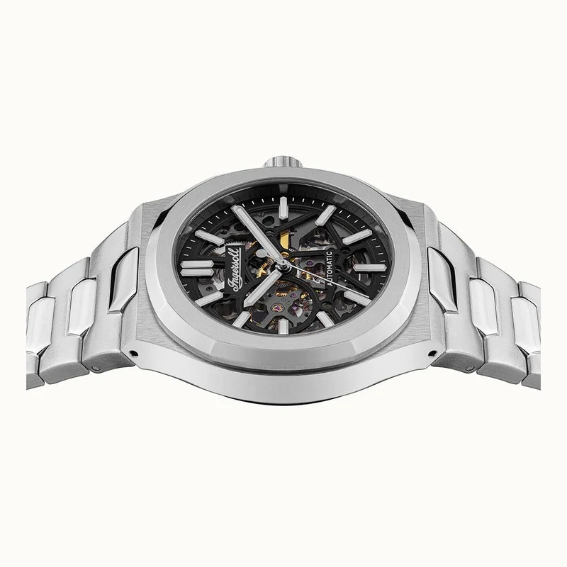 Ingersoll The Catalina I12501 Herrenuhr Silber • Automatikwerk • Mineralglas