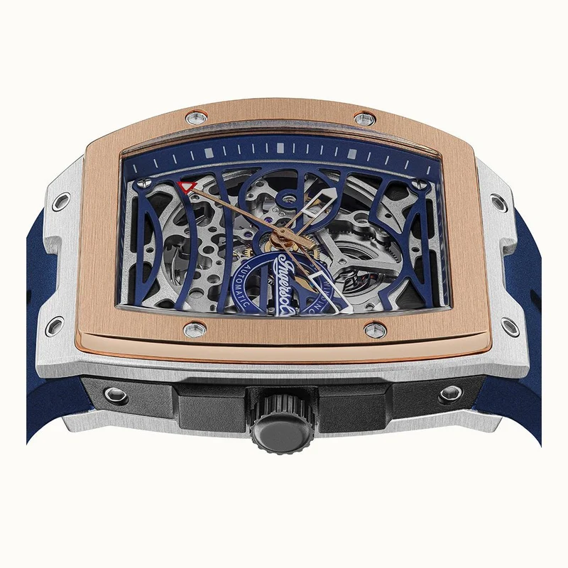 Ingersoll The Challenger I12304 Herrenuhr Blau • Automatikwerk • Mineralglas