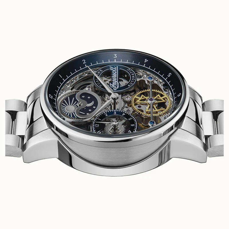Ingersoll The Jazz I07707 Herrenuhr • Automatikwerk • Dual Time & Mondphase