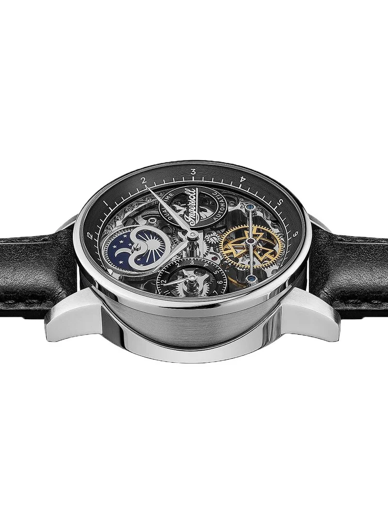 Ingersoll The Jazz I07701 Herren • Skelett-Automatikwerk • Mondphase & Dual-Time