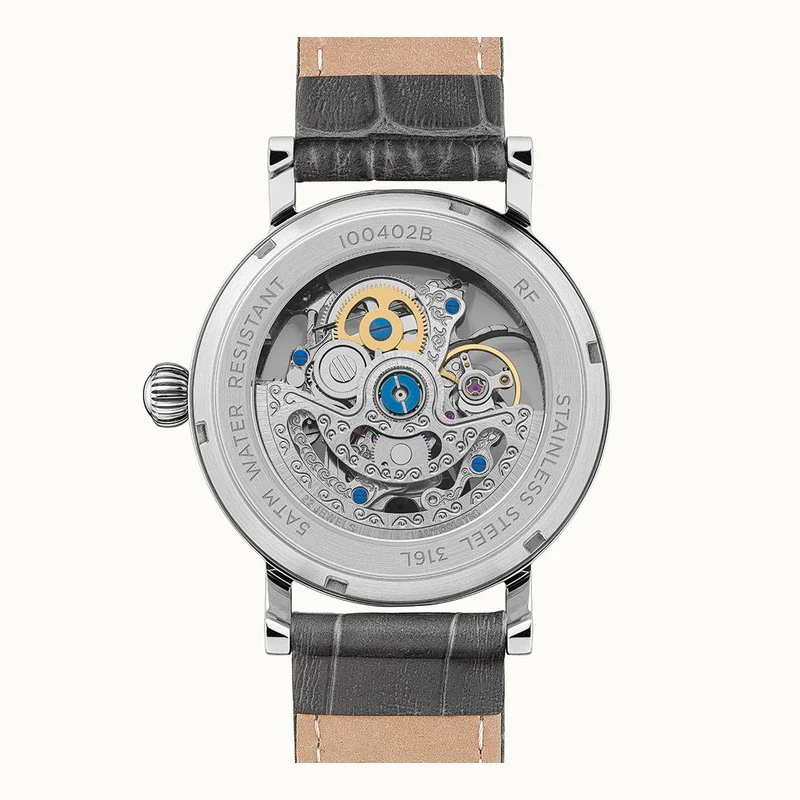 Ingersoll The Herald I00402B Herrenuhr Silber • Skelettwerk • Automatik
