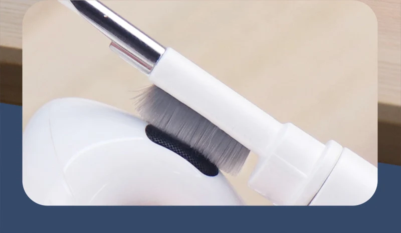 3-in-1 Schoonmaakpen voor Draadloze Oordopjes met Borstel en Metalen Punt voor Optimale Hygiëne en Geluidskwaliteit | Sansoti