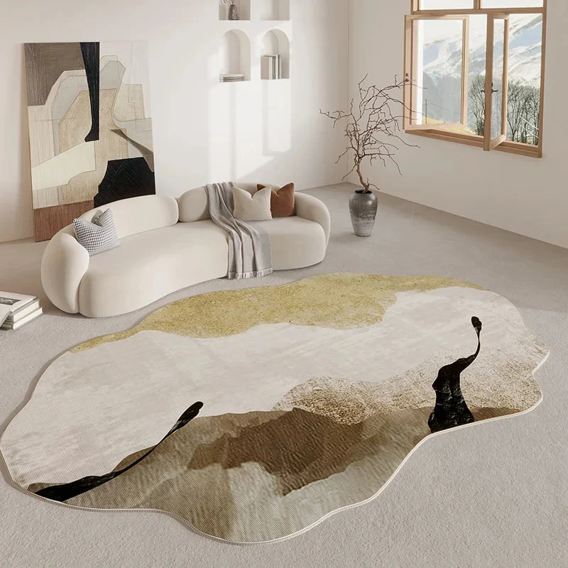 Vloerkleed Organische Vormen Antislip Polyester Woonkamer Slaapkamer Hal Modern Design 80x120 140x200 | Sansoti