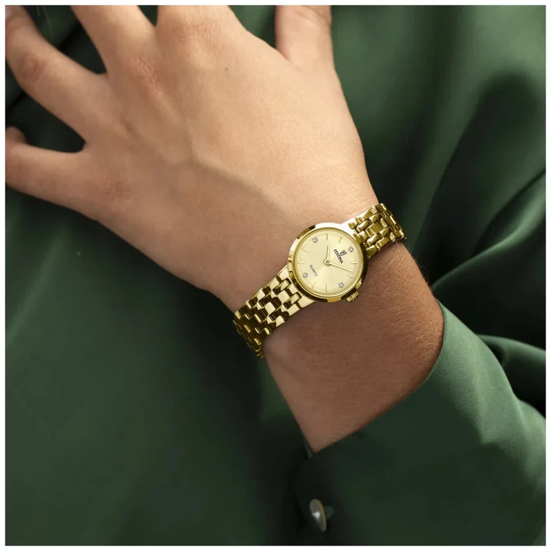 Festina Mademoiselle F20748/2 Damenuhr Gold • Quarzwerk • 5 ATM