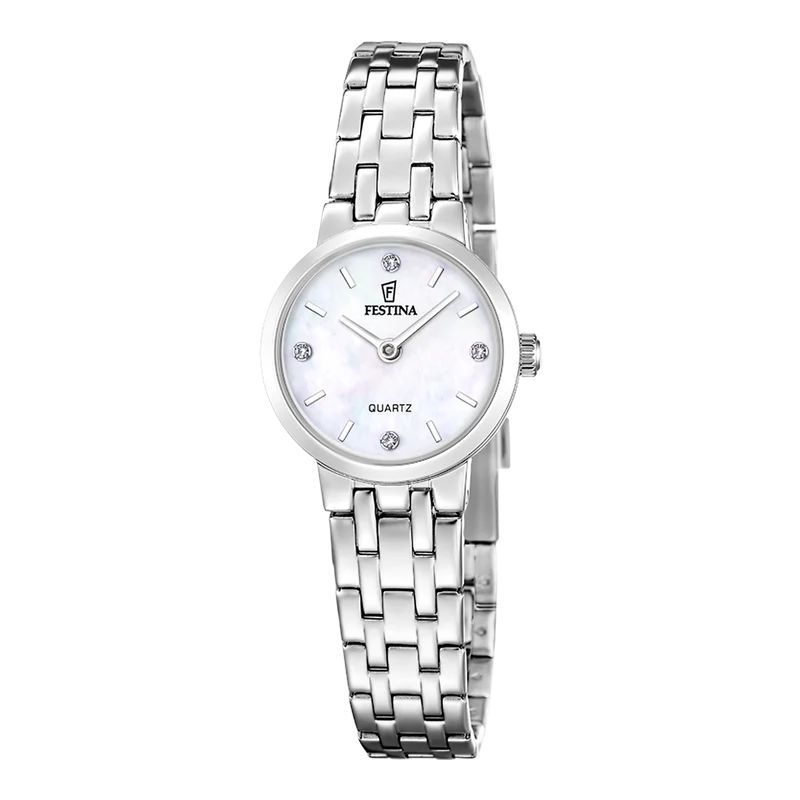 Festina Mademoiselle F20746/1 Damen Armbanduhr • Quarzwerk • Perlmutt-Zifferblatt