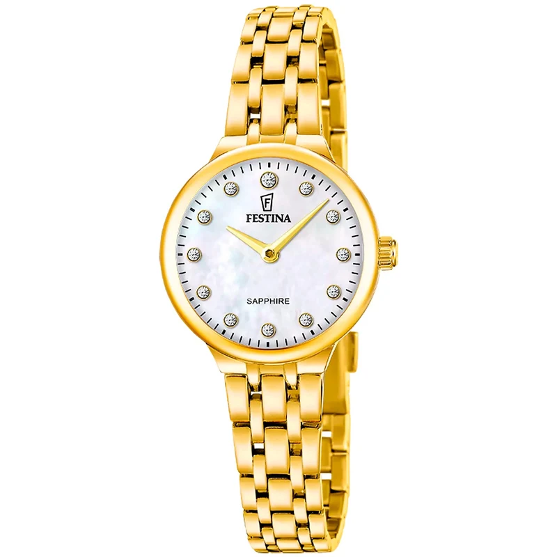 Festina Mademoiselle F20745/1 Damen • Perlmutt-Zifferblatt • Edelstahlarmband
