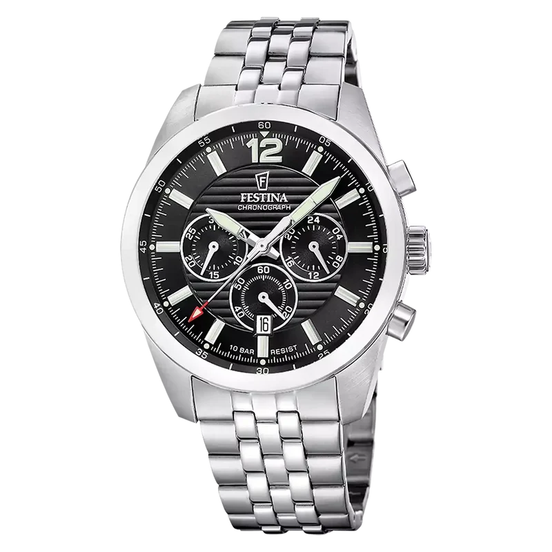 Festina Timeless Chrono F20742/3 Herren • Chronograph • Mineralglas