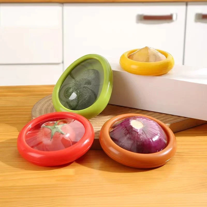 Vershoudbakjes Groente Fruit Set met Siliconen Deksel Koelkast Opbergdozen Vershoud Containers Keuken | Sansoti
