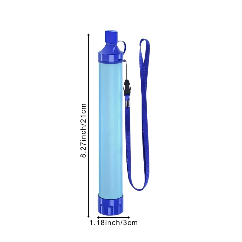 Draagbare Waterfilter 4-Staps Rietje Outdoor Camping Wandelen Noodvoorziening Ultracompact Purificatie | Sansoti