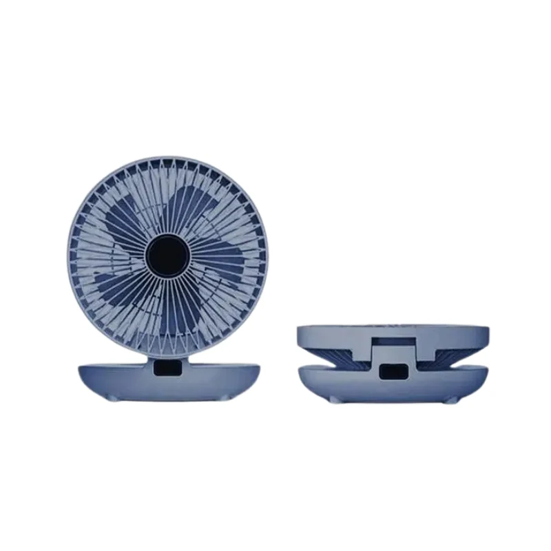 Draagbare Ventilator Verstelbaar 120° Oscillatie USB Oplaadbaar 4 Snelheden Fluisterstil Tafel Wandmontage | Sansoti