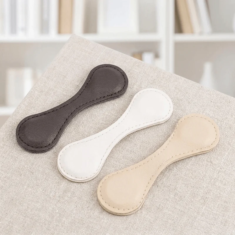 Magnetische Boekenlegger Leer 4-Pack Beige Zwart Bruin voor Romans Planners Journals Tijdloos Elegant Design | Sansoti