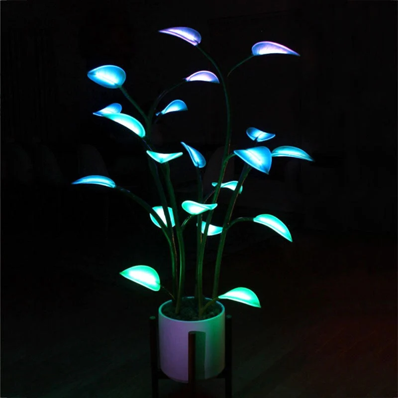 LED Plantenlamp 40cm Kleurwisselend USB Sfeerlamp Nachtverlichting Decoratieve Verlichting voor Woonkamer Bureau | Sansoti