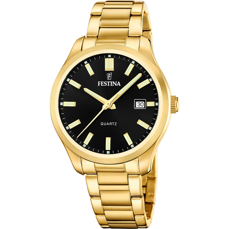 Festina Acero F20740/3 Herrenuhr • Quarzwerk • Klassisches Design