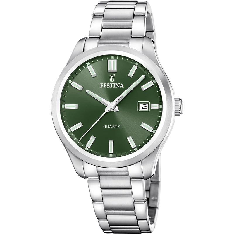 Festina F20736/4 Herrenuhr • 5 ATM Wasserschutz • Blaues Zifferblatt