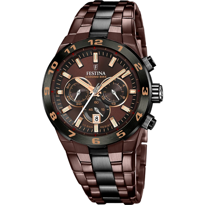 Festina Chrono Bike Special Edition F20708/1 Herrenuhr • Chronograph • Edelstahlarmband