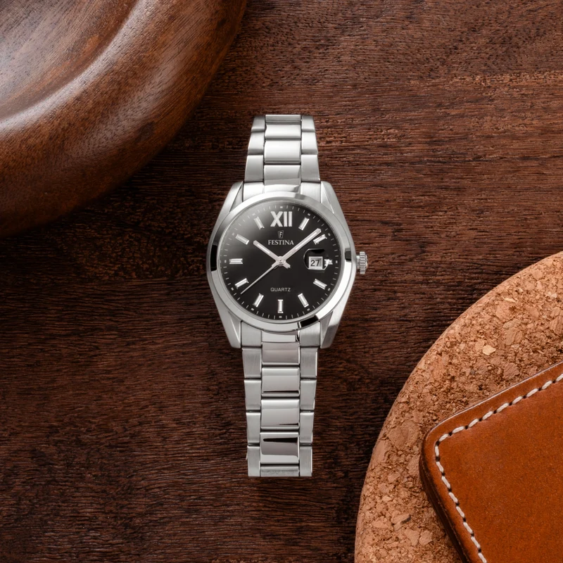 Festina F20707/6 Herrenuhr Schwarz • Quarzwerk Miyota • Datum