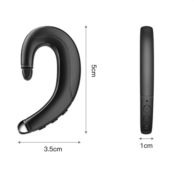 Draadloze Beengeleidingsoordopjes Open-Ear Bluetooth 5.0 Sportoortelefoons Waterbestendig 12u Speeltijd | Sansoti