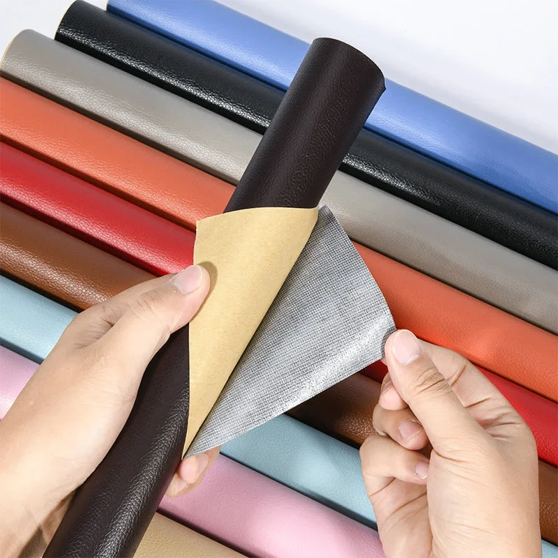 Zelfklevende Leren Reparatielap 50x137cm Knipbaar voor Meubelbank Stoelen Herstelpatch Waterbestendig Kunstleer | Sansoti