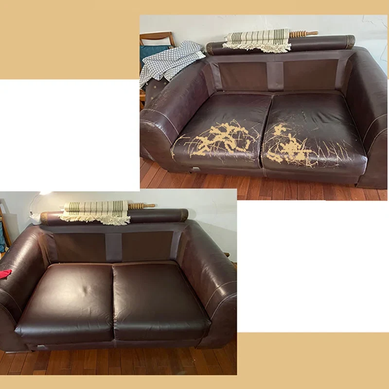 Zelfklevende Leren Reparatielap 50x137cm Knipbaar voor Meubelbank Stoelen Herstelpatch Waterbestendig Kunstleer | Sansoti