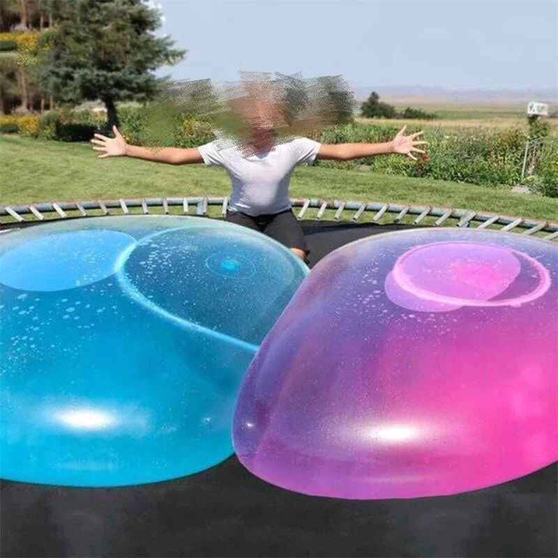 Opblaasbare Transparante Speelbal TPR 60cm Waterbestendig Buitenspeelgoed Kinderen Zomer Trampoline Zwembad | Sansoti