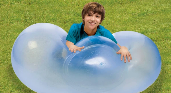 Opblaasbare Transparante Speelbal TPR 60cm Waterbestendig Buitenspeelgoed Kinderen Zomer Trampoline Zwembad | Sansoti