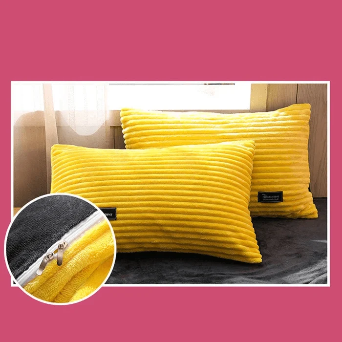 Fluwelen Dekbedovertrek Set Winter Koraalfleece Omkeerbaar Warm Beddengoed Queen King Size Slaapkamer | Sansoti