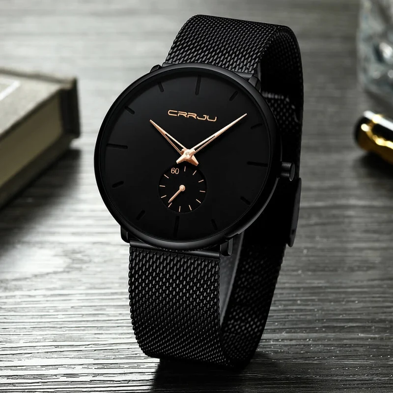Minimalistisch Quartz Herenhorloge 40mm Ultradun Krasbestendig Glas Waterdicht Polshorloge Elegante Wijzerplaat | Sansoti