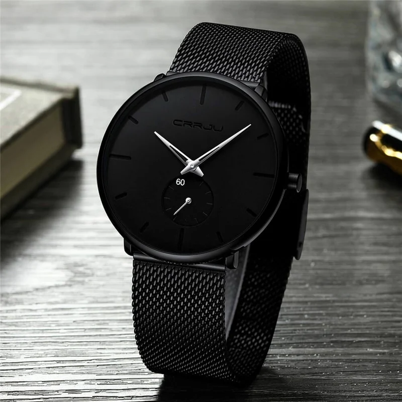 Minimalistisch Quartz Herenhorloge 40mm Ultradun Krasbestendig Glas Waterdicht Polshorloge Elegante Wijzerplaat | Sansoti