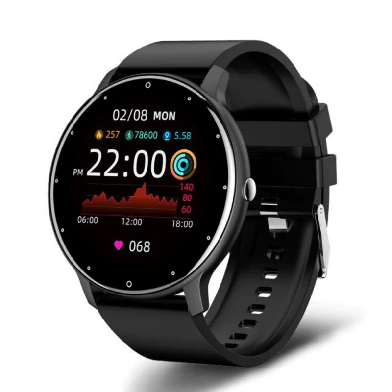 Smartwatch met Activiteitentracker Hartslagmeter Bluetooth Notificaties Waterbestendig Touchscreen Fitness | Sansoti