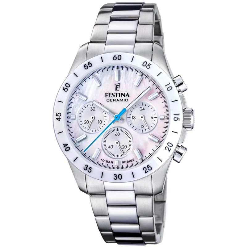 Festina F20693/1 Unisex Chronograph Ceramic 39mm • Keramikgehäuse • 10 ATM