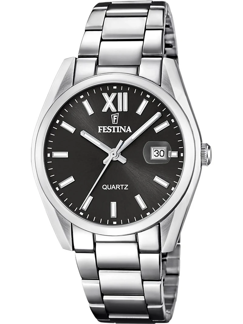 Festina Classics F20683/6 Herren Armbanduhr Schwarz • Miyota Quarzwerk • Mineralglas