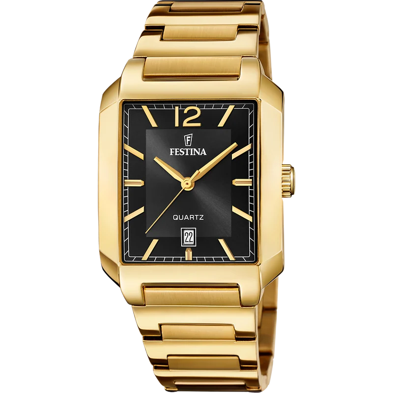 Festina On the Square F20678/4 Herren • Quarzwerk • Eckiges Gehäuse