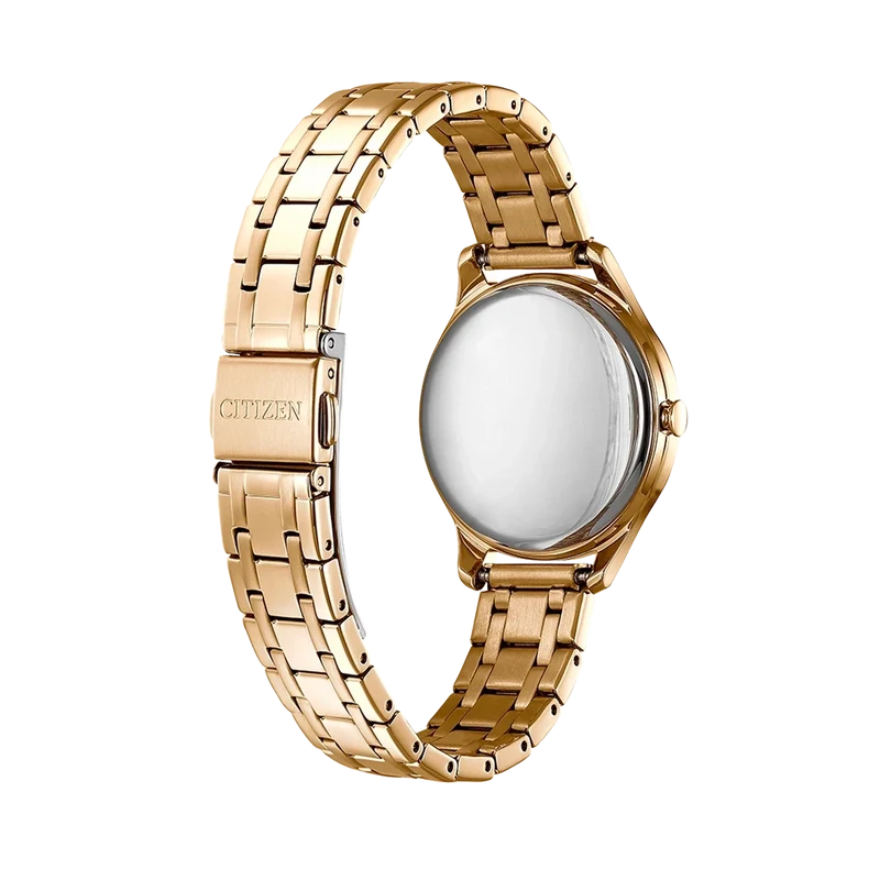 Citizen Elegance EM0503-75X Damen Uhr • Solarantrieb • Roségold-Elemente